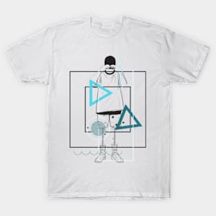 Boy with wobbly legs version 5 T-Shirt